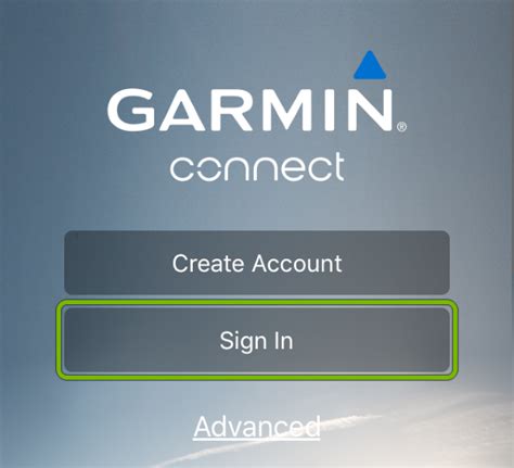 garmin connect login